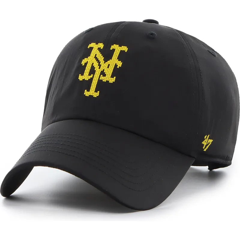 petten-gebogen-zwart-verstelbaar-clean-up-eight-bit-hero-van-new-york-mets-mlb-van-47-brand petten-gebogen-zwart-verstelbaar-clean-up-eight-bit-hero-van-new-york-mets-mlb-van-47-brand