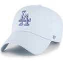 petten-gebogen-blauw-verstelbaar-clean-up-no-loop-label-van-los-angeles-dodgers-mlb-van-47-brand
