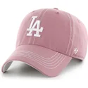 petten-gebogen-roze-verstelbaar-clean-up-contrast-stitch-van-los-angeles-dodgers-mlb-van-47-brand