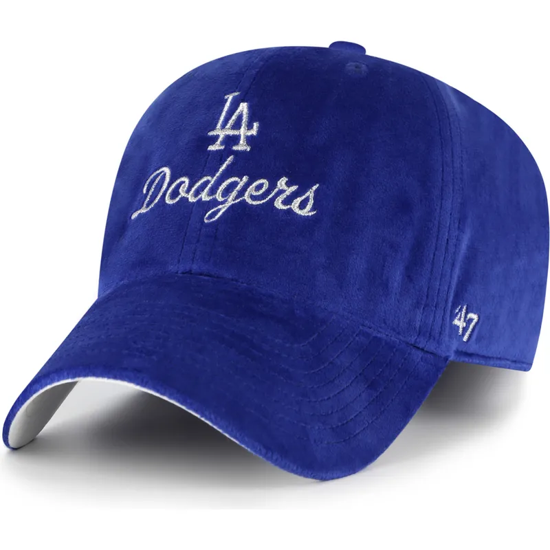 petten-gebogen-blauw-verstelbaar-clean-up-spirited-van-los-angeles-dodgers-mlb-van-47-brand