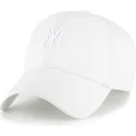 petten-gebogen-wit-verstelbaar-clean-up-contemporary-two-tone-van-new-york-yankees-mlb-van-47-brand