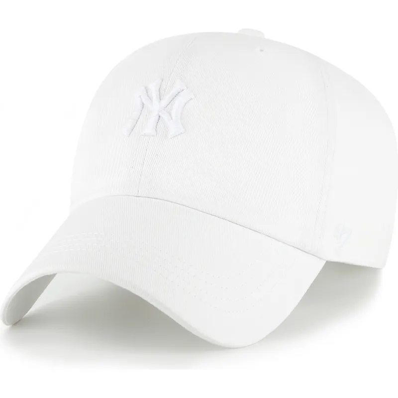 petten-gebogen-wit-verstelbaar-clean-up-contemporary-two-tone-van-new-york-yankees-mlb-van-47-brand