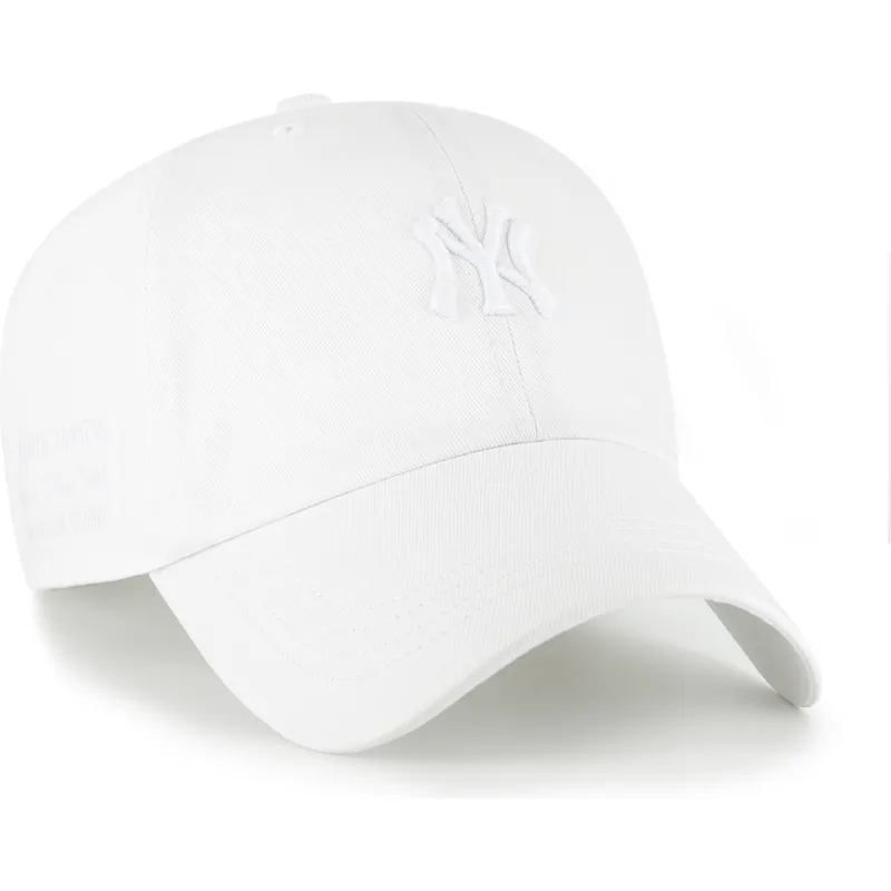 petten-gebogen-wit-verstelbaar-clean-up-contemporary-two-tone-van-new-york-yankees-mlb-van-47-brand