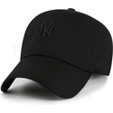 petten-gebogen-zwart-verstelbaar-clean-up-contemporary-two-tone-van-new-york-yankees-mlb-van-47-brand