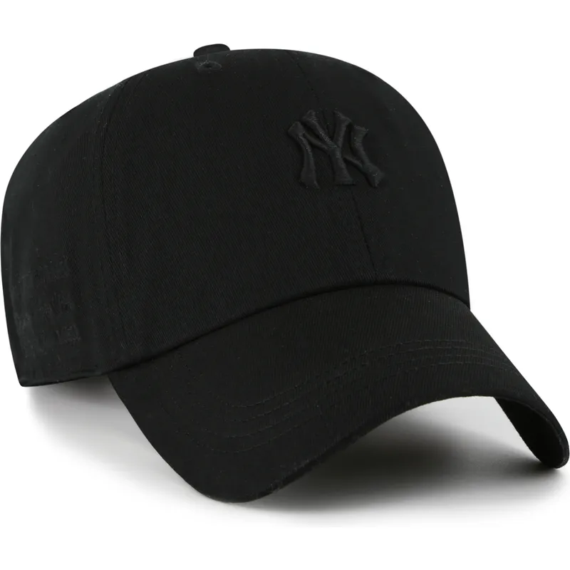 petten-gebogen-zwart-verstelbaar-clean-up-contemporary-two-tone-van-new-york-yankees-mlb-van-47-brand