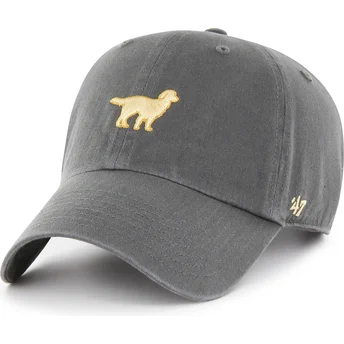 Petten gebogen grijs verstelbaar Clean Up Dog Base Runner Icon van 47 Brand