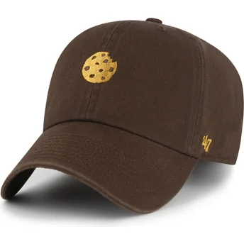 Petten gebogen bruin verstelbaar Cookie Clean Up Food Base Runner Icon van 47 Brand