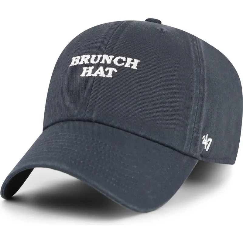 petten-gebogen-marineblauw-verstelbaar-brunch-hat-clean-up-phrase-base-runner-icon-van-47-brand