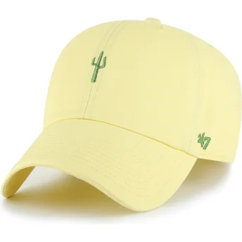 Petten gebogen geel verstelbaar Cactus Clean Up Nature Base Runner Icon van 47 Brand