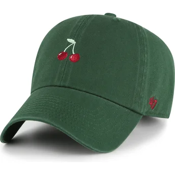 Petten gebogen groen verstelbaar Cherry Fruit Clean Up Base Runner Icon van 47 Brand