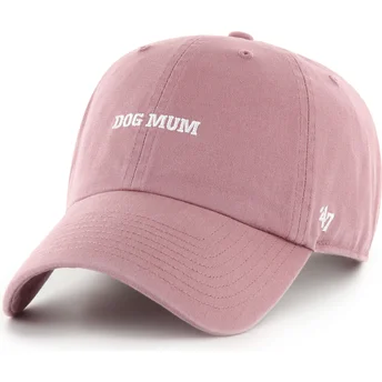 Petten gebogen roze verstelbaar Dod Mum Phrase Clean Up Base Runner Icon van 47 Brand