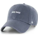 petten-gebogen-marineblauw-verstelbaar-dog-dad-phrase-clean-up-base-runner-icon-van-47-brand
