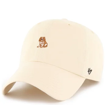 Petten gebogen beige verstelbaar Clean Up Dog Base Runner Icon van 47 Brand