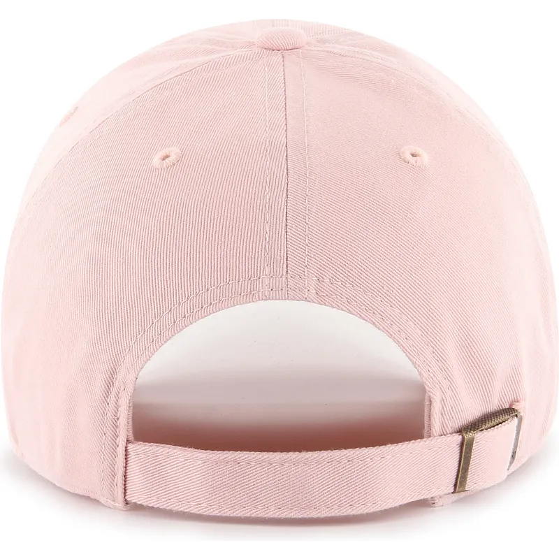 petten-gebogen-roze-verstelbaar-clean-up-van-new-york-yankees-mlb-van-47-brand