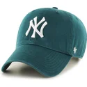 petten-gebogen-groen-verstelbaar-clean-up-pacific-green-van-new-york-yankees-mlb-van-47-brand