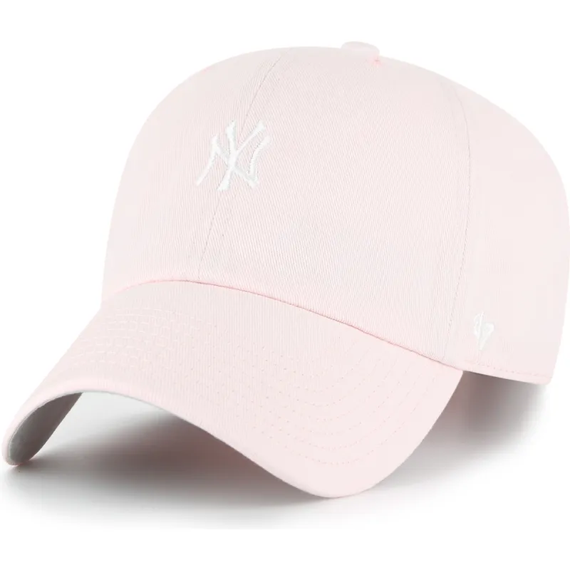 petten-gebogen-roze-verstelbaar-clean-up-base-runner-van-new-york-yankees-mlb-van-47-brand