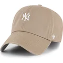 petten-gebogen-bruin-verstelbaar-clean-up-base-runner-van-new-york-yankees-mlb-van-47-brand