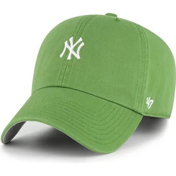 Petten gebogen groen verstelbaar Clean Up Base Runner Fatigue Green van New York Yankees MLB van 47 Brand