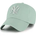 petten-gebogen-groen-verstelbaar-clean-up-no-loop-label-van-new-york-yankees-mlb-van-47-brand