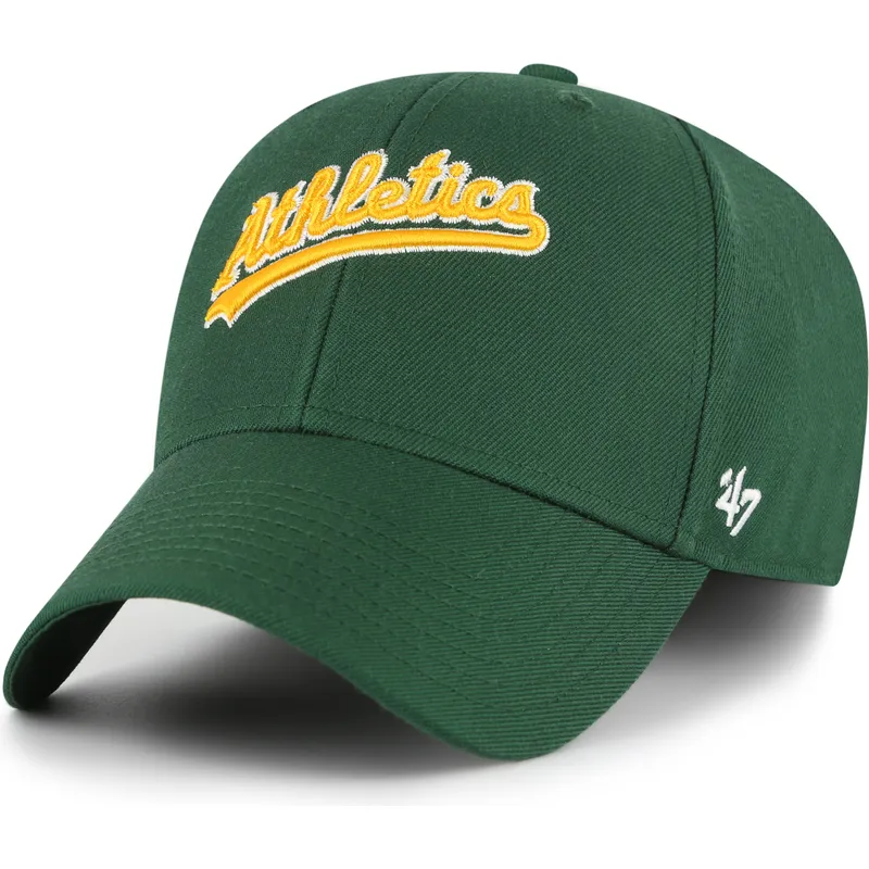 petten-gebogen-groen-verstelbaar-mvp-ballpark-script-shot-van-oakland-athletics-mlb-van-47-brand