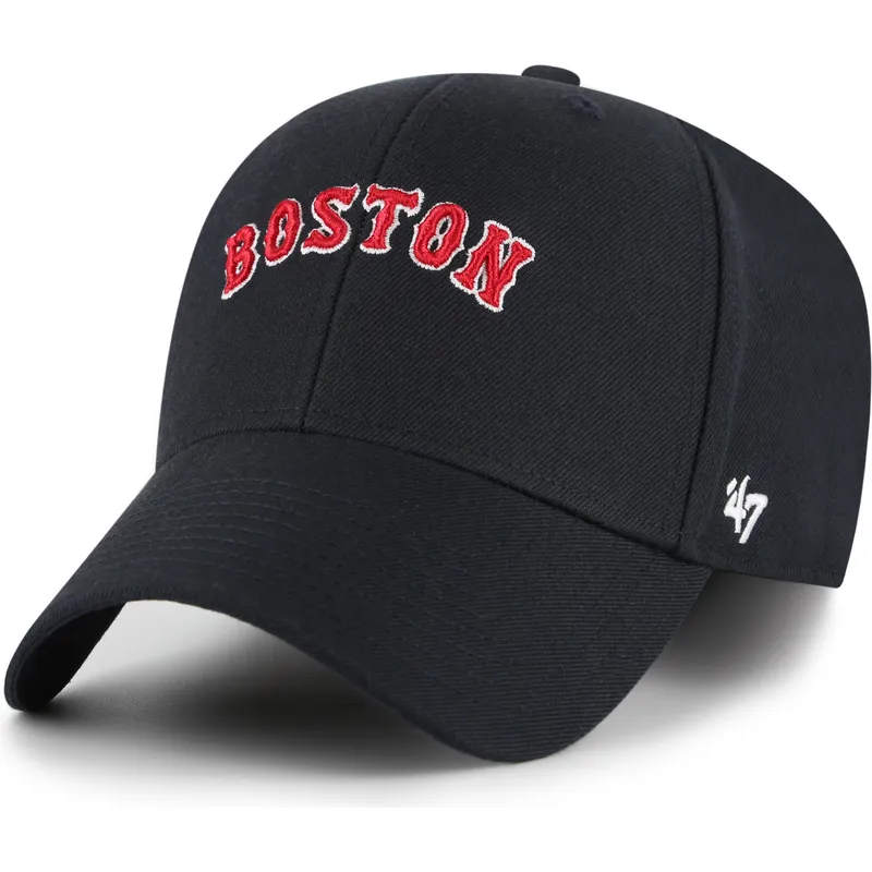 petten-gebogen-marineblauw-verstelbaar-mvp-ballpark-script-shot-van-boston-red-sox-mlb-van-47-brand