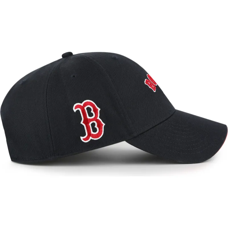 petten-gebogen-marineblauw-verstelbaar-mvp-ballpark-script-shot-van-boston-red-sox-mlb-van-47-brand