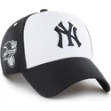 petten-gebogen-zwart-snapback-mvp-replica-sure-shot-van-new-york-yankees-mlb-van-47-brand