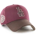petten-gebogen-rood-snapback-mvp-dt-sure-shot-two-tone-cotton-van-los-angeles-dodgers-mlb-van-47-brand