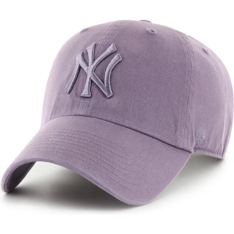 petten-gebogen-paars-verstelbaar-clean-up-iris-van-new-york-yankees-mlb-van-47-brand