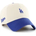 petten-gebogen-beige-verstelbaar-clean-up-base-runner-sure-shot-two-tone-van-los-angeles-dodgers-mlb-van-47-brand