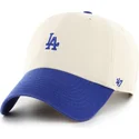 petten-gebogen-beige-verstelbaar-clean-up-base-runner-sure-shot-two-tone-van-los-angeles-dodgers-mlb-van-47-brand