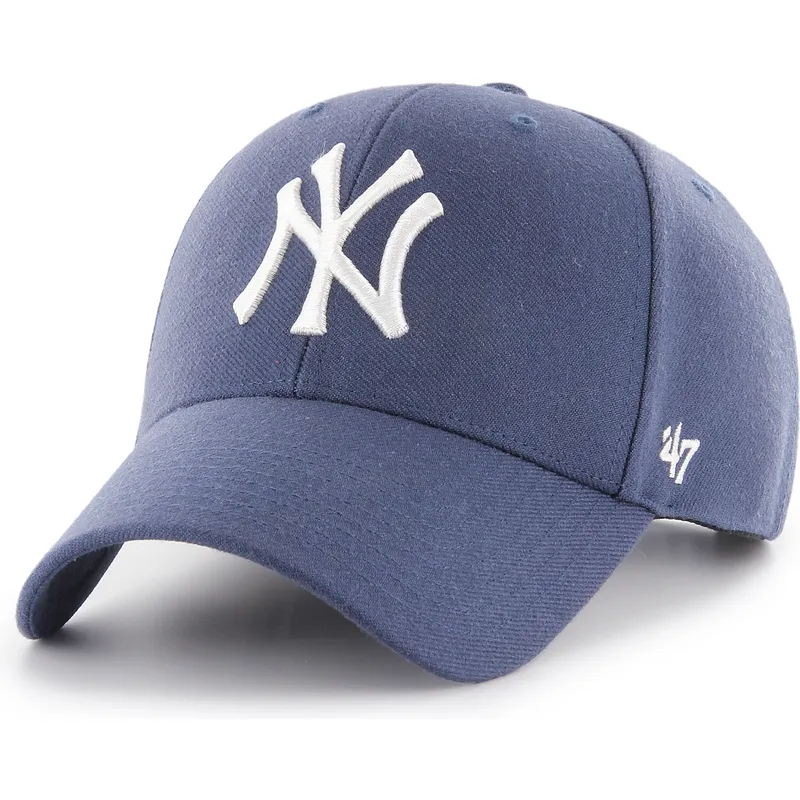 petten-gebogen-blauw-snapback-mvp-timber-blue-van-new-york-yankees-mlb-van-47-brand
