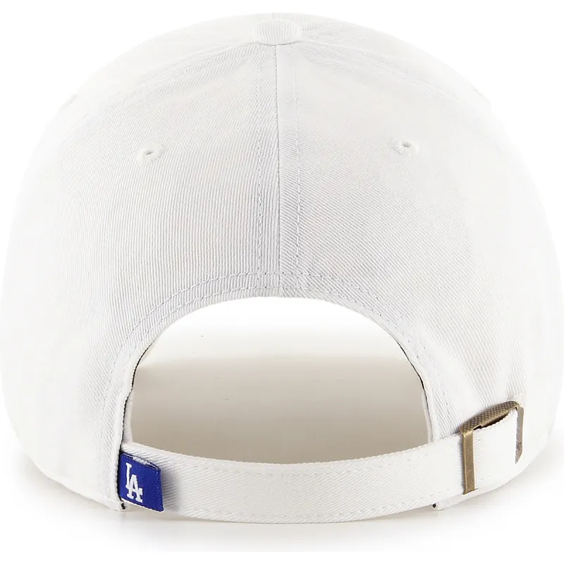 petten-gebogen-wit-verstelbaar-clean-up-van-los-angeles-dodgers-mlb-van-47-brand petten-gebogen-wit-verstelbaar-clean-up-van-los-angeles-dodgers-mlb-van-47-brand