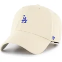 petten-gebogen-beige-verstelbaar-clean-up-base-runner-van-los-angeles-dodgers-mlb-van-47-brand