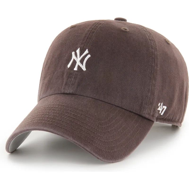 petten-gebogen-bruin-verstelbaar-clean-up-base-runner-mini-van-new-york-yankees-mlb-van-47-brand petten-gebogen-bruin-verstelbaar-clean-up-base-runner-mini-van-new-york-yankees-mlb-van-47-brand