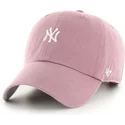 petten-gebogen-roze-verstelbaar-clean-up-base-runner-mini-van-new-york-yankees-mlb-van-47-brand