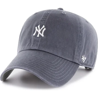 Petten gebogen marineblauw verstelbaar Clean Up Base Runner Vintage van New York Yankees MLB van 47 Brand
