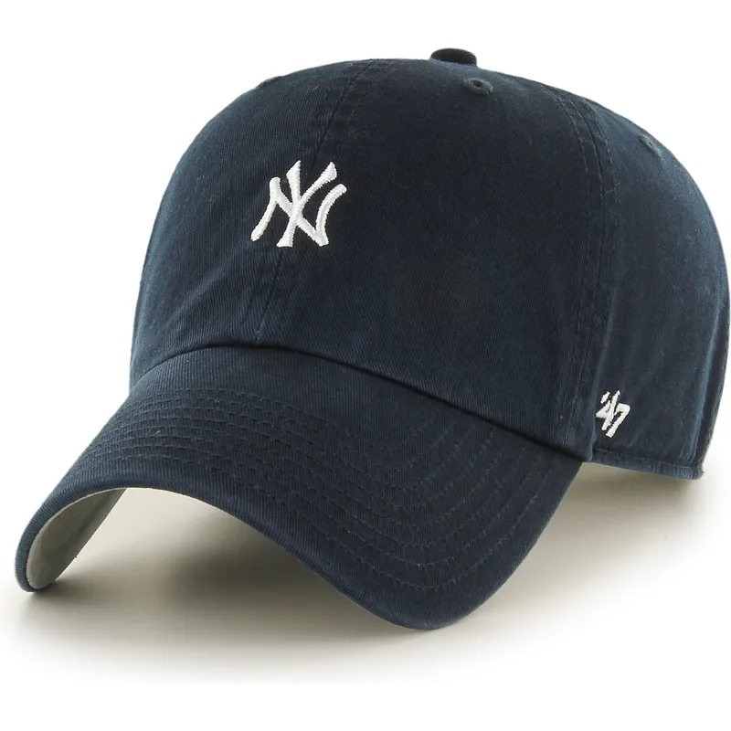 petten-gebogen-marineblauw-verstelbaar-clean-up-base-runner-mini-van-new-york-yankees-mlb-van-47-brand