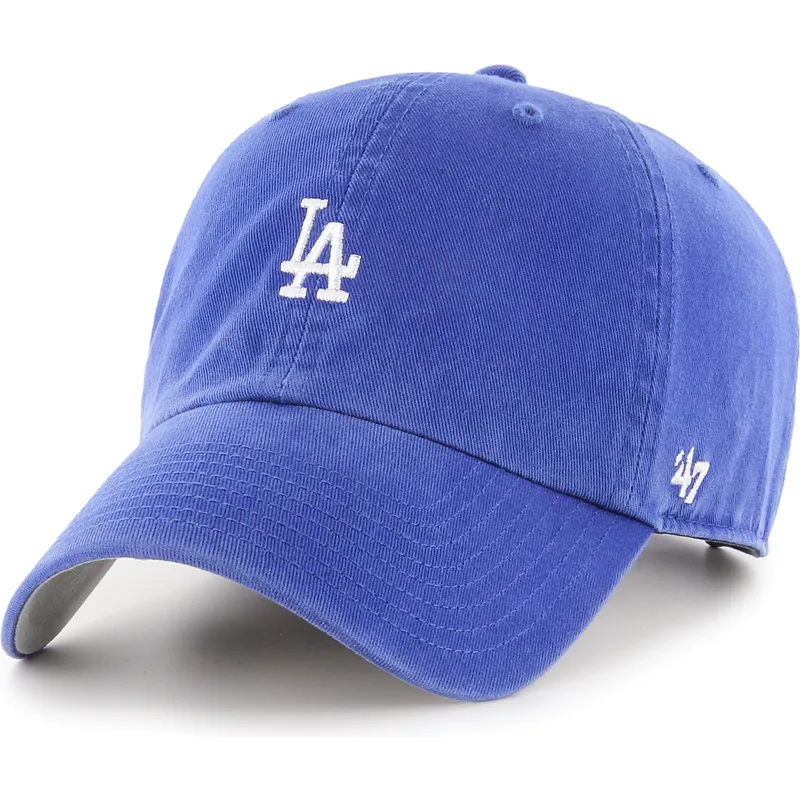 petten-gebogen-blauw-verstelbaar-clean-up-base-runner-van-los-angeles-dodgers-mlb-van-47-brand