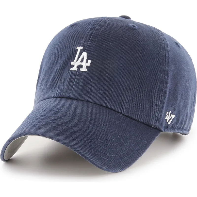 petten-gebogen-marineblauw-verstelbaar-clean-up-base-runner-van-los-angeles-dodgers-mlb-van-47-brand