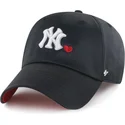 petten-gebogen-zwart-verstelbaar-clean-up-with-love-van-new-york-yankees-mlb-van-47-brand