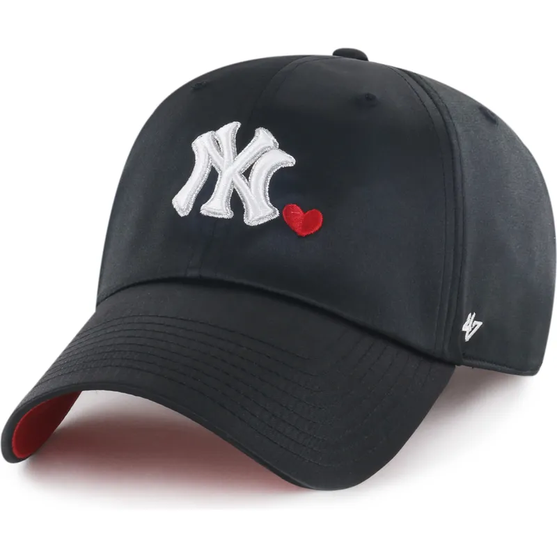petten-gebogen-zwart-verstelbaar-clean-up-with-love-van-new-york-yankees-mlb-van-47-brand