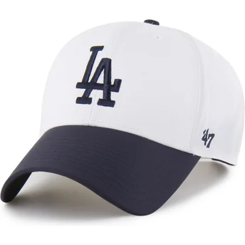 Petten gebogen wit snapback MVP Brrr Two Tone van Los Angeles Dodgers MLB van 47 Brand