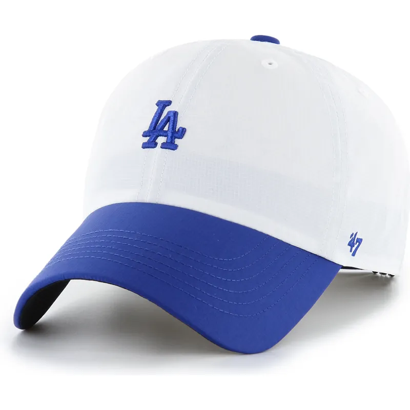 petten-gebogen-wit-verstelbaar-clean-up-vista-mini-two-tone-van-los-angeles-dodgers-mlb-van-47-brand