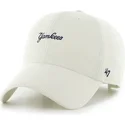 petten-gebogen-beige-verstelbaar-clean-up-mini-script-cord-van-new-york-yankees-mlb-van-47-brand