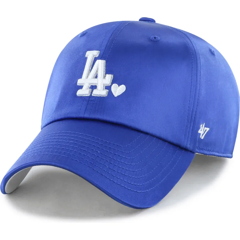 petten-gebogen-blauw-verstelbaar-clean-up-with-love-van-los-angeles-dodgers-mlb-van-47-brand