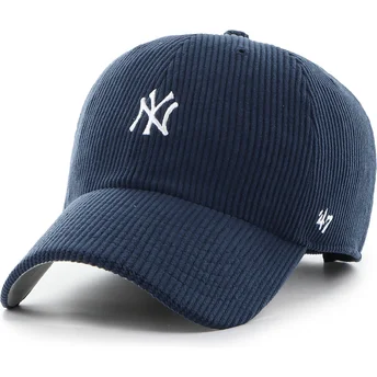 Petten gebogen marineblauw verstelbaar Clean Up Cord Base Runner van New York Yankees MLB van 47 Brand