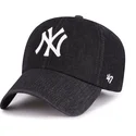petten-gebogen-zwart-verstelbaar-clean-up-lennon-van-new-york-yankees-mlb-van-47-brand