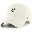 petten-gebogen-beige-verstelbaar-clean-up-cord-base-runner-van-new-york-yankees-mlb-van-47-brand