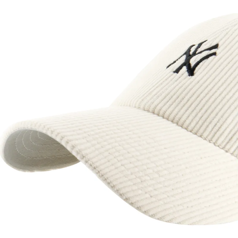 petten-gebogen-beige-verstelbaar-clean-up-cord-base-runner-van-new-york-yankees-mlb-van-47-brand